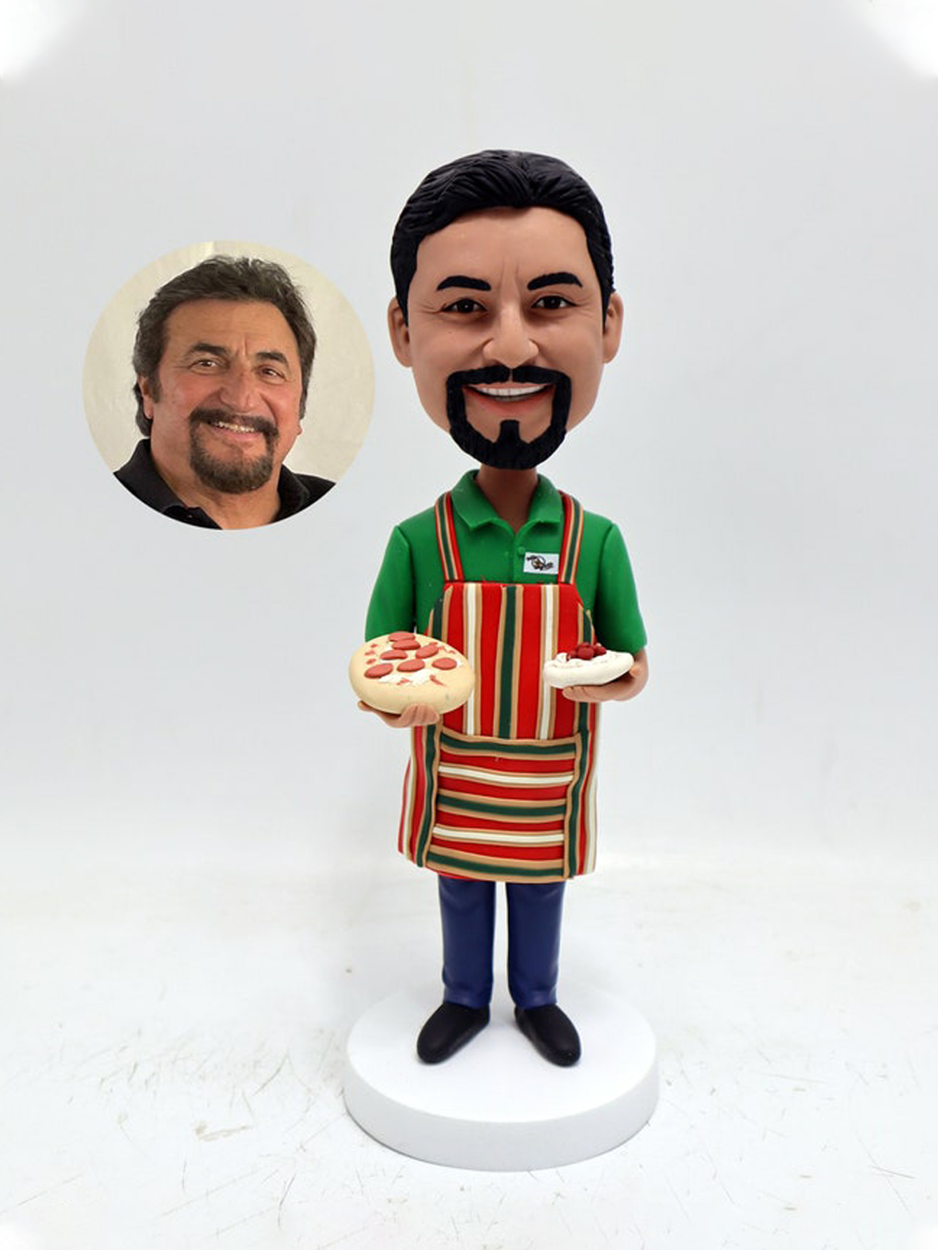 Custom Soccer Coach Dolls, Custom Personalized Clay Figurines